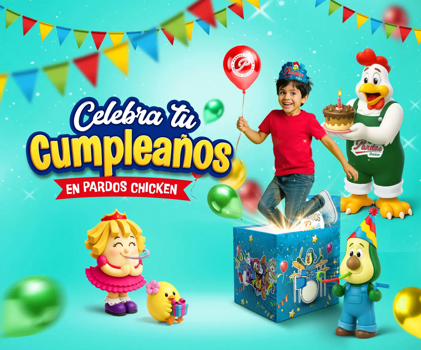 fiestas infantiles Pardos Chicken